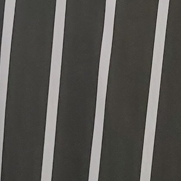 Olive Green Chiffon Stripe Top - Picture 2 of 3